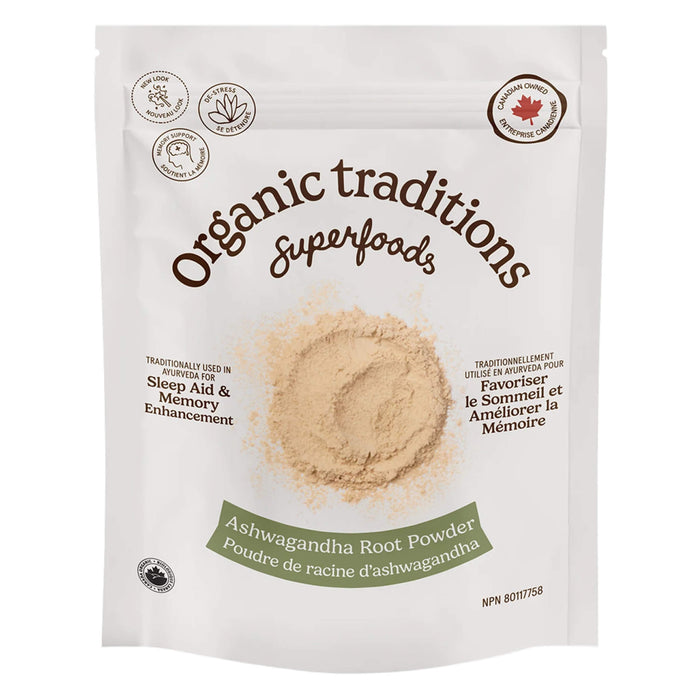 Bag of Organic Traditions Ashwagandha Root Powder 200g