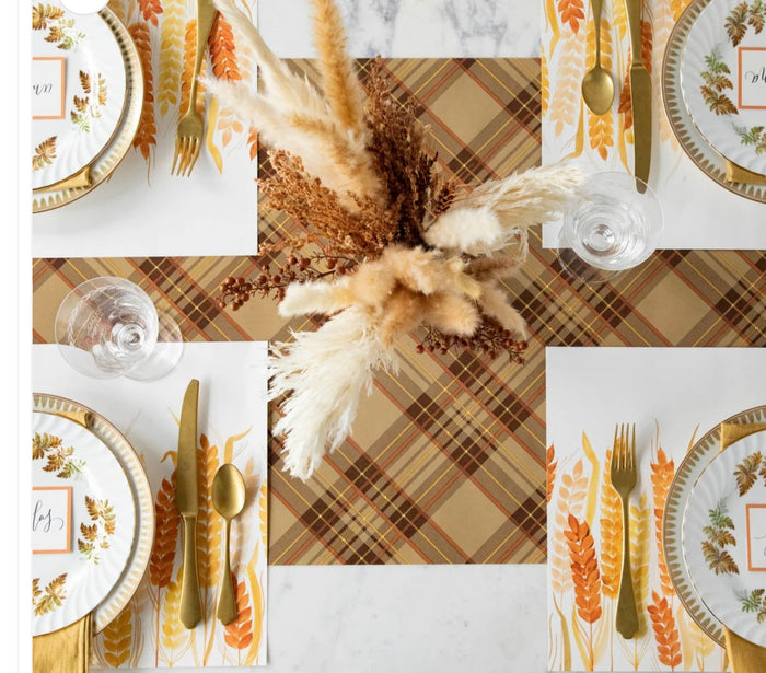 Autumn Plaid Runner