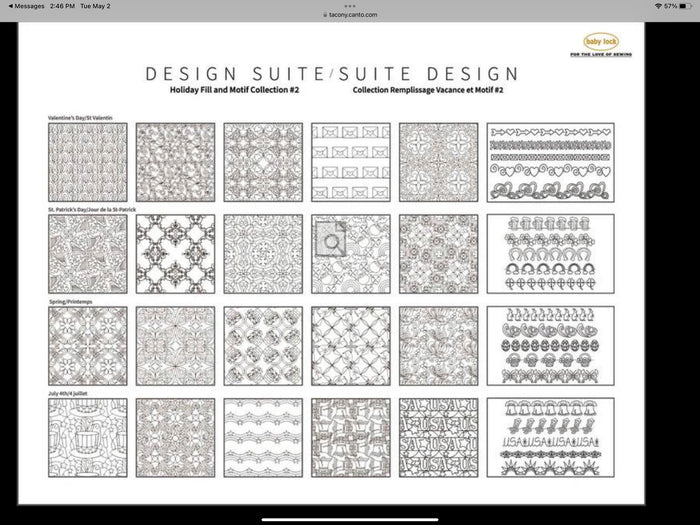 Baby Lock Design Suite Collection - Holiday and Motif Collection BLA-IQFM2
