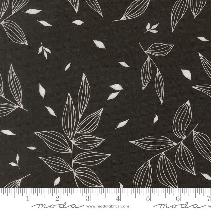 Black as Night Leaves- True to Hue- Fat Quarter