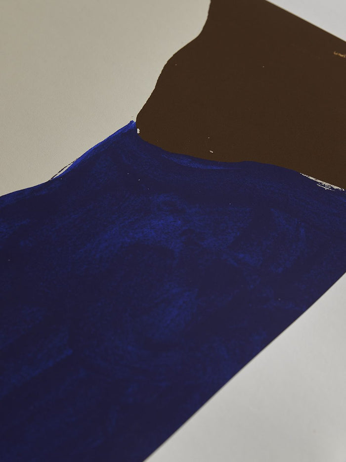 Blue Skirt Brown Jumper by Rosie McGuinness