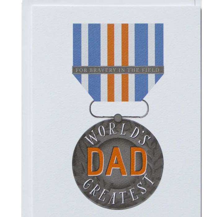 brave dad greeting card