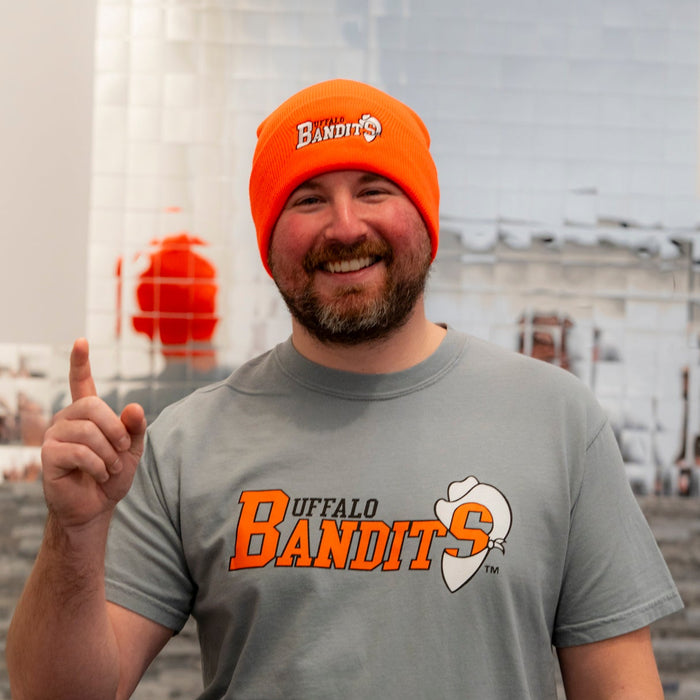 Buffalo Bandits 90s Logo Athletic Orange Knit