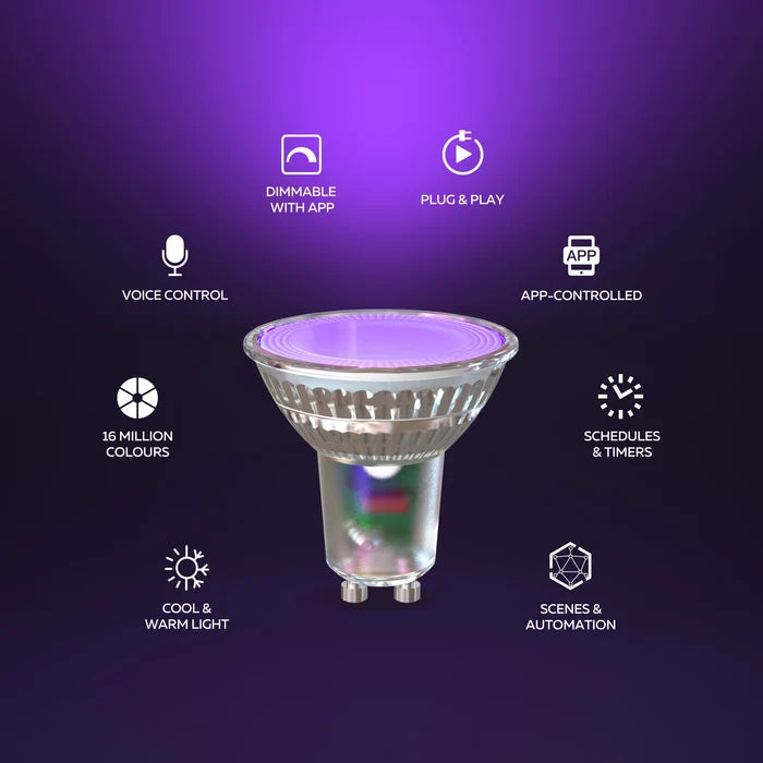 Calex Smart LED Spot - GU10 - RGB