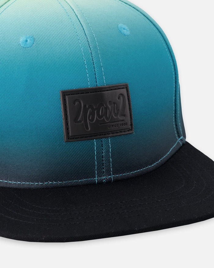 Cap Lime To Black Gradient-3