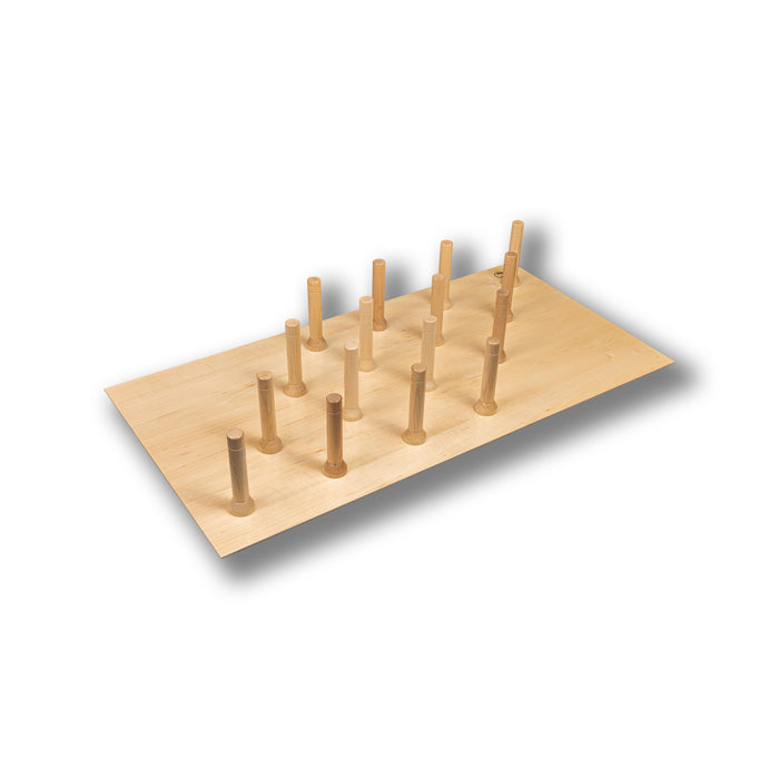 36 x 6 1/8 x 19 7/8 - 16 Magnetic Maple Pegs