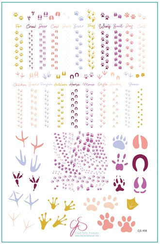 CJS-406 Paw-sibilities | Clear Jelly Stamping Plate