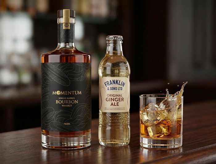 Classic Bourbon & Ginger (double) To-Go Cocktail Only