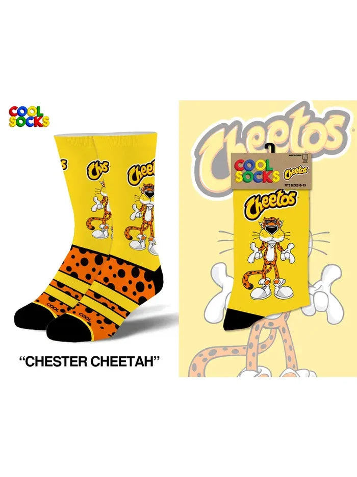 Cool Socks Chester Cheetah - Crew Folded
