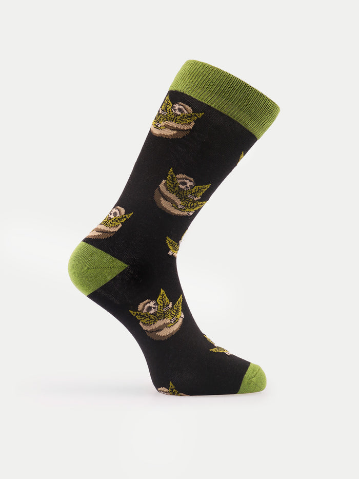 Cosmic Crew Socks | Weed Sloth-Image 2
