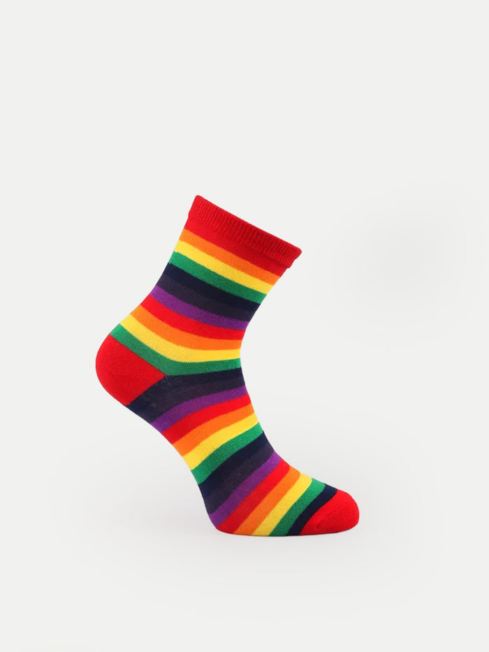 Cosmic Crew Socks | Rainbow Stripe-Image 3