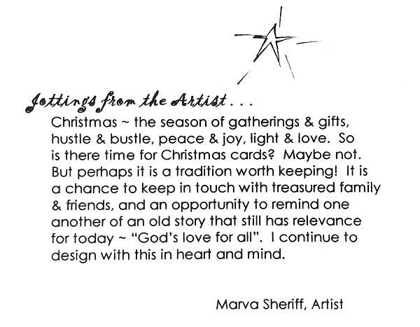 Credo Designs LTD - Keep Christmas Simple Christmas Card (Set of 10)