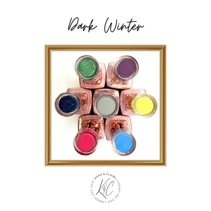 Dark Winter - Koko & Claire 7pc Polish Set