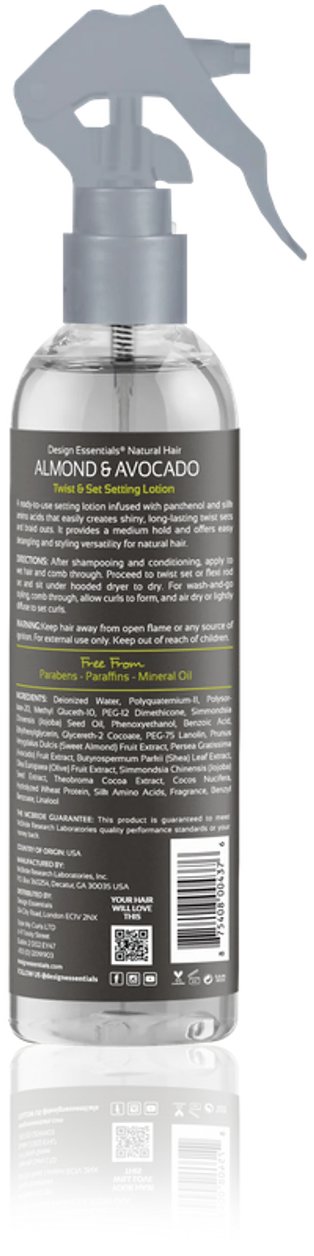 DESIGN ESSENTIALS Twist & Set Setting Lotion 8oz