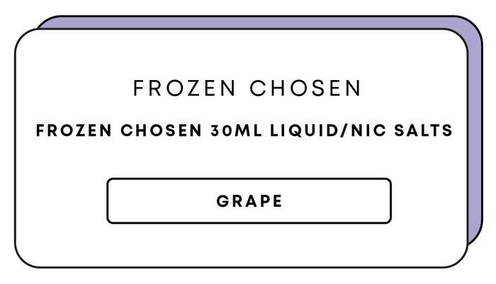 Frozen Chosen 30mL Nic Salts | Grape-Image 1