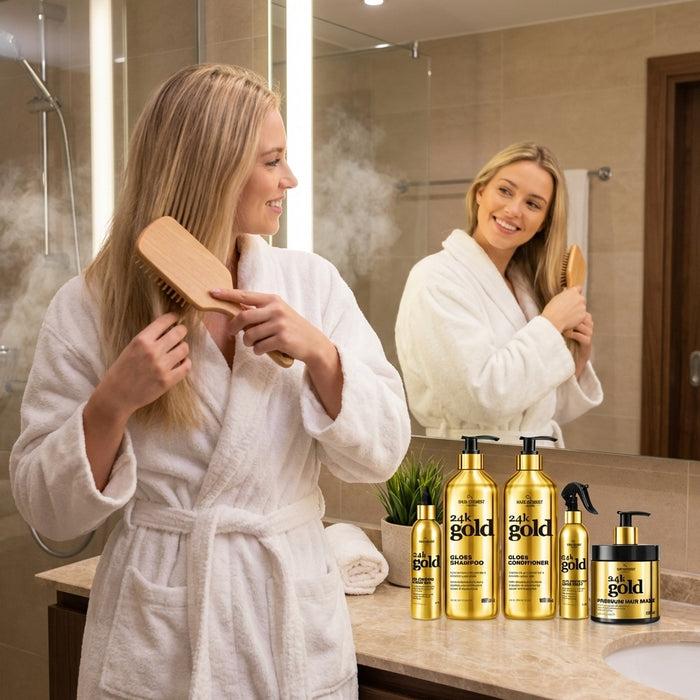 Hair Chemist Hair Chemist 24K Gold 5-Piece Complete Hair Care Set