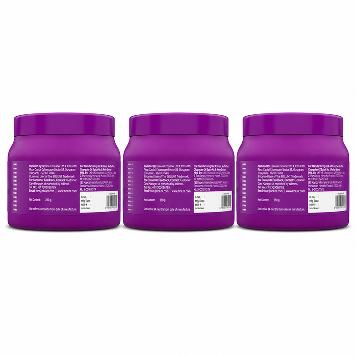 Hair Fall Control Hair Mask with Pea Protein & Caffeine for Stronger Hair -250 g(Pack of 3)