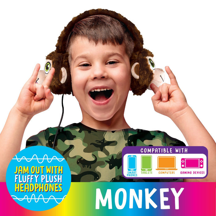 ITEM NUMBER 023699 PLUSH HEADPHONES 4 PIECES PER DISPLAY