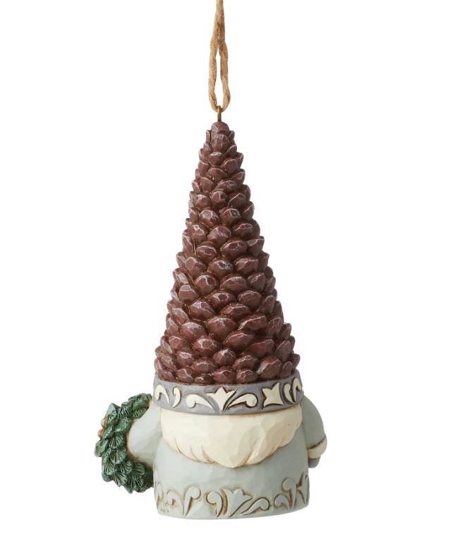 JS Wdland Gnome Pincone Hat Ornament