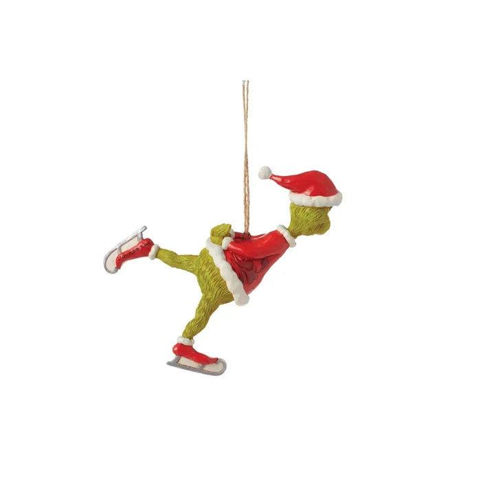 JSGRI Grinch Skating Ornament