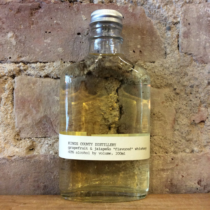 Kings County Distillery Grapefruit & Jalepeno Flavored Whiskey 200ml