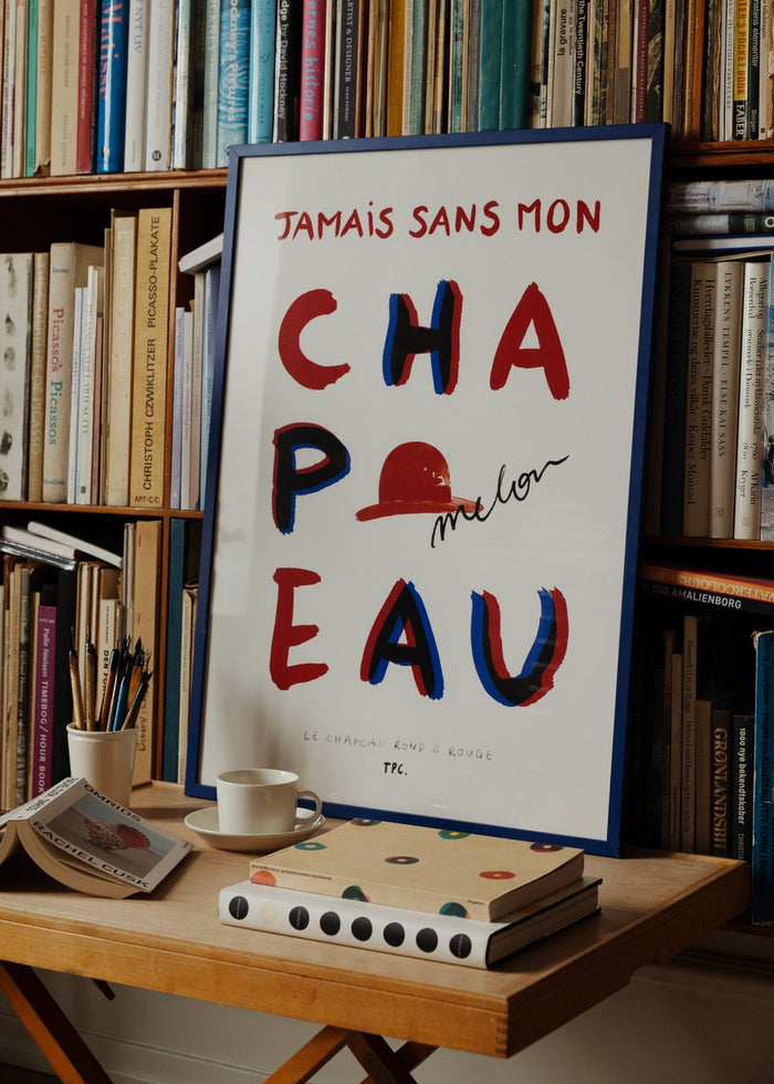 Le Chapeau Rond et Rouge by Another Art Project
