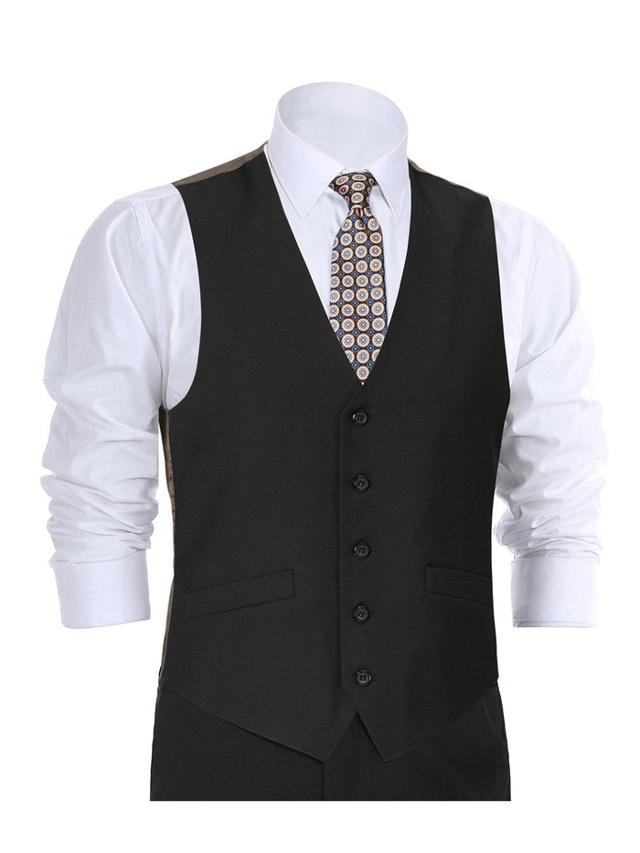Men's Classic Fit Suit Separate Wool Vest - The Suit Depot