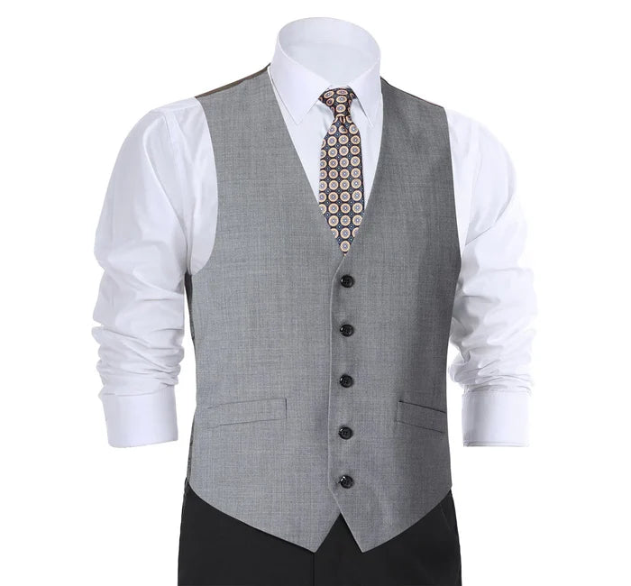 Men's Classic Fit Suit Separate Wool Vest - The Suit Depot