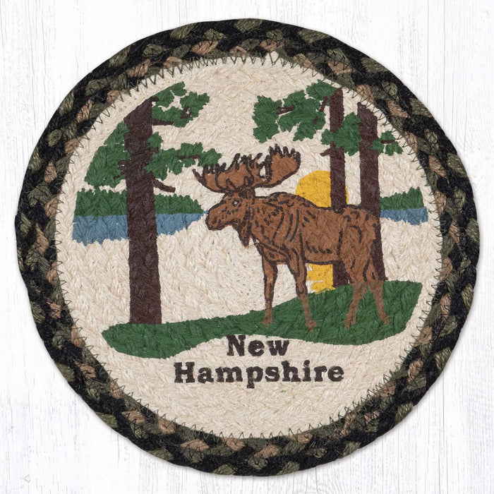 MSPR-116 New Hampshire Moose 10" Trivet