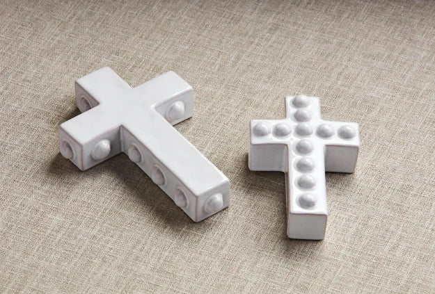Mud Pie - Beaded Cross - Chunky Small