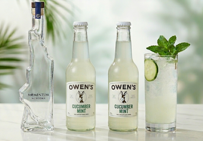 NC Vodka Cucumber Mint (double) To-Go Cocktail Only