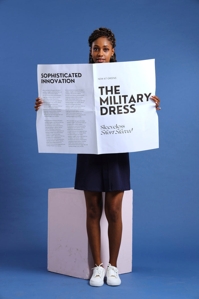 NEW LADIES SLEEVELESS MILITARY DRESS - Greens Medi Scrubs South Africa - Premium Medical Uniforms & Apparel - Delivery Across SA
