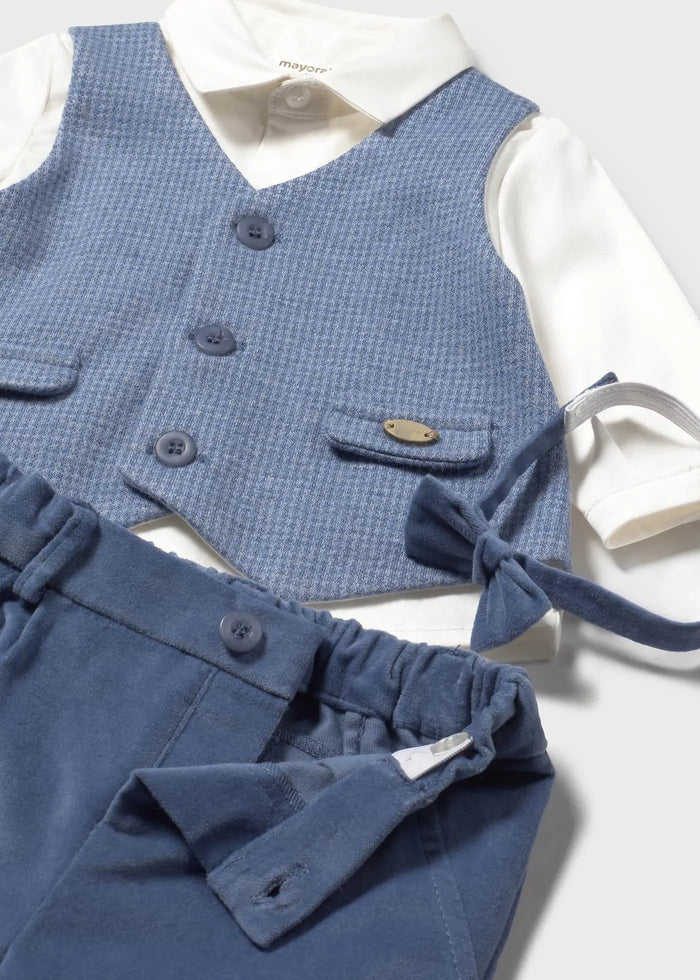 Newborn Girl Faux Fur Coat | Mayoral | Mayoral | Jenni Kidz