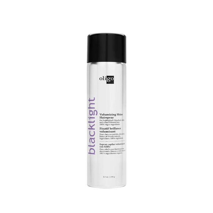 Oligo Blacklight Volumizing Shine Hairspray 8.5oz (Runway) - Oligo | Available at Studio 360 Salon, Chatham, NJ