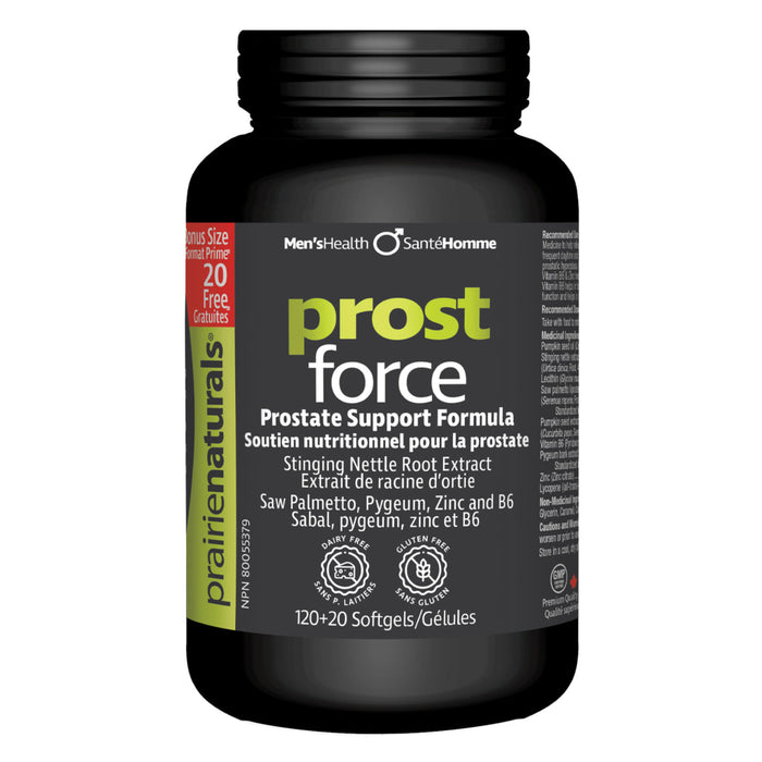 Bottle of Prairie Naturals Prost-Force (Bonus Size) 120+20 V-Caps