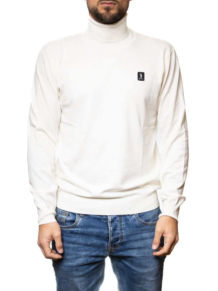 REFRIGUE pullover turtleneck bianco 2811W00157 TURTLENECK-BUTTER
