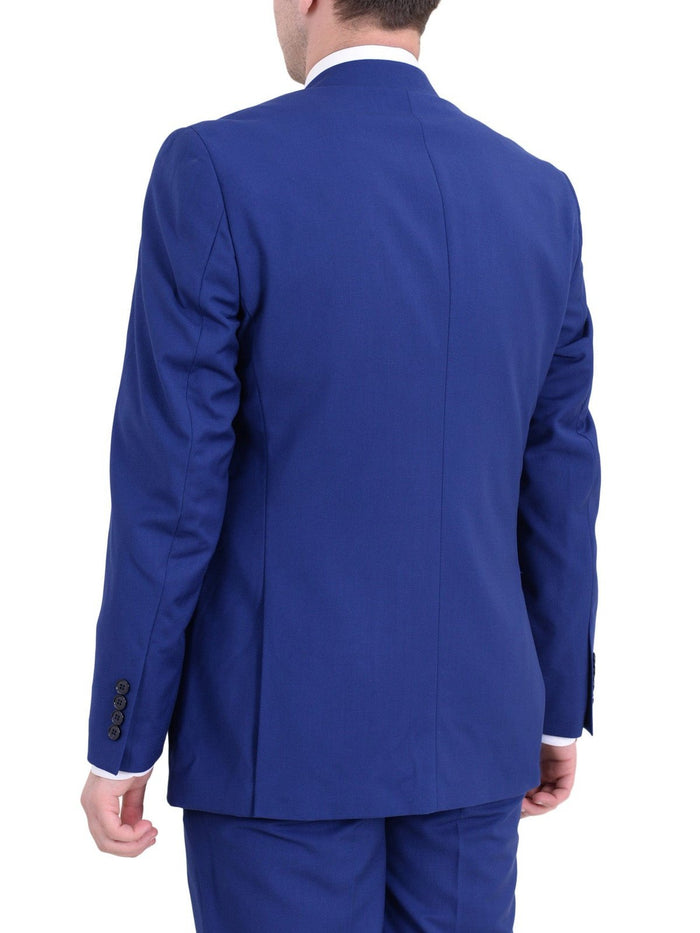 Raphael BLAZERS Raphael Slim Fit Solid French Blue Two Button Blazer Sportcoat