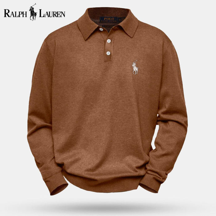 RL Cable-Knit Wool Knit Sweater