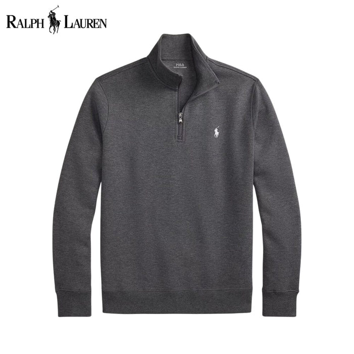 RL Double-Knit Mockneck Pullover
