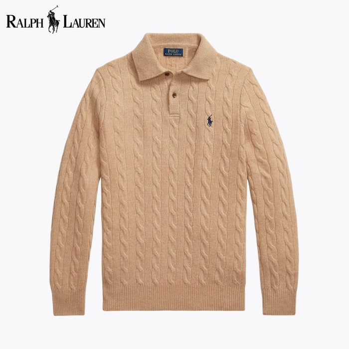 RL Wool–Cashmere Cable-Knit Jumper