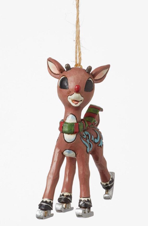 RRNJS Rudolph Ice Skating Ornament