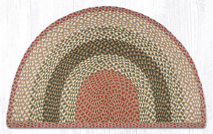 SC-024 Olive/Burgundy/Gray Braided Slice