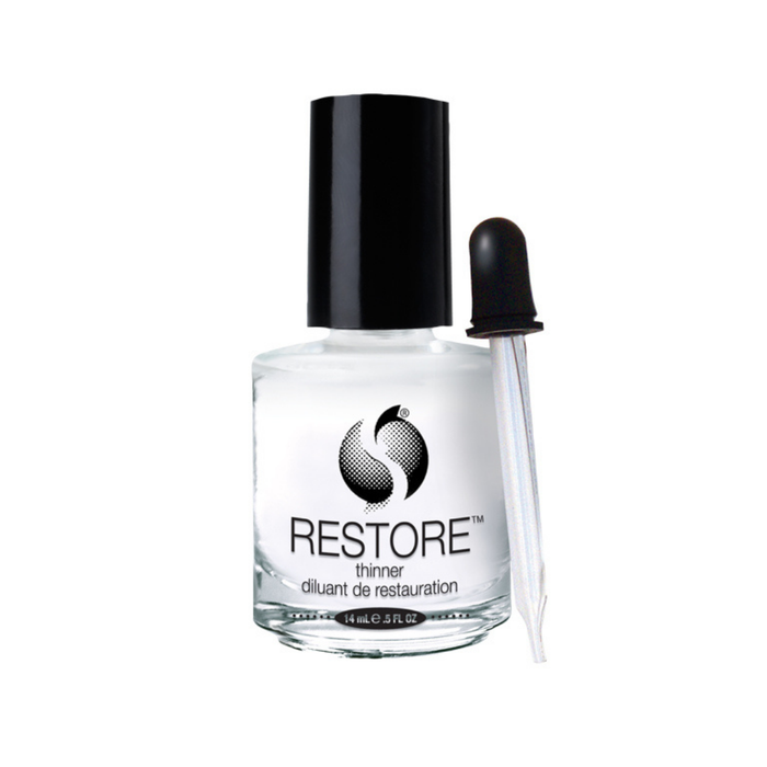 83045 SECHE Restore Professional Nail Polish Thinners 14ml | Bottle of Restore nail thinner on a white background