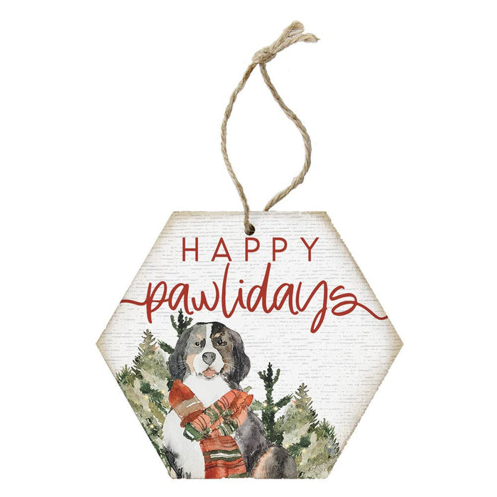Sincere Surroundings - Happy Pawlidays - Honeycomb Ornaments