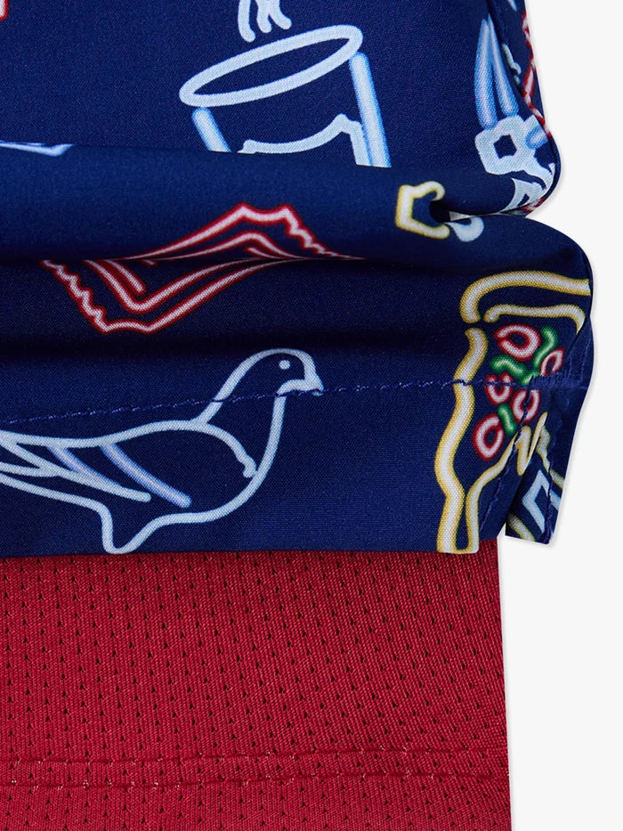 The Neon Giants (NFL Boys Lined Classic Swim Trunk) - Image 2 - Chubbies Shorts