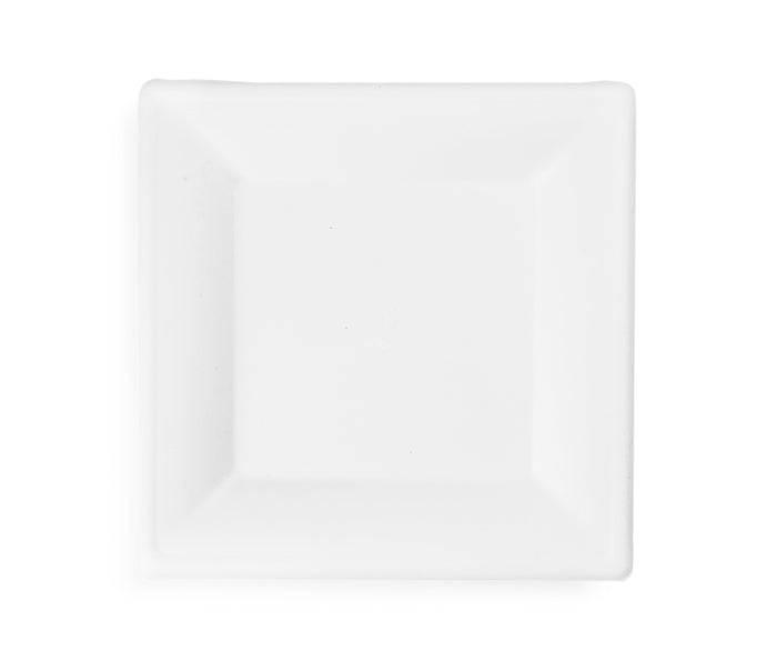Vegware 10in square molded fiber plate | 500/cs