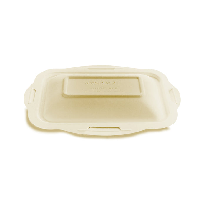 Vegware Nourish Gourmet Lid (V3), Natural Molded Fiber | f3-Series | 600/cs