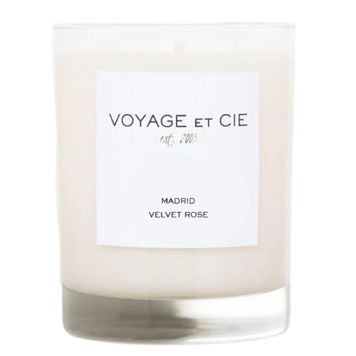 velvet rose voyage et cie highball candle