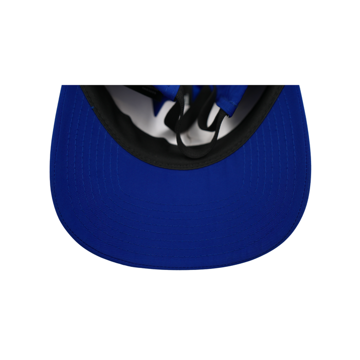 Women's New Era 9FORTY Buffalo Bills Blue Crisscross Ponytail Hat
