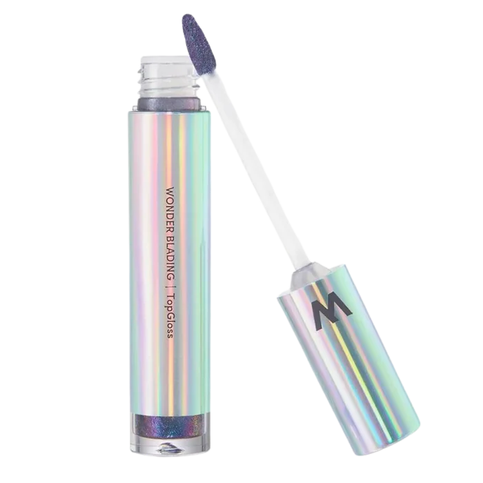 Wonderskin - Blading Top Gloss - Blue Glitter